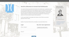 Desktop Screenshot of bewerbung.politikaward.de