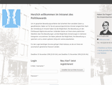 Tablet Screenshot of bewerbung.politikaward.de